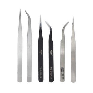 优质15cm直镊子 不锈钢弯头镊子尖头镊子 眉镊子夹子小镊子工具