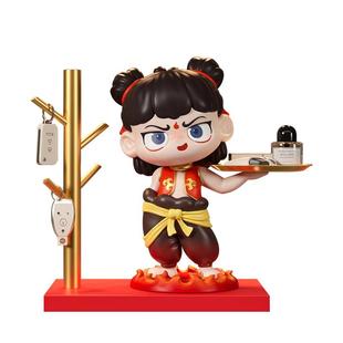 入户玄关钥匙收纳创意哪吒周边摆件进门口客厅鞋柜家居装饰置物架