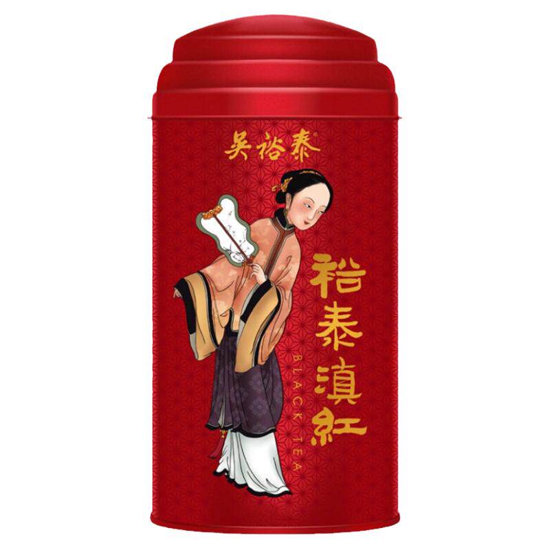 吴裕泰中华老字号 吴裕泰 红茶 新裕泰滇红 大红罐装 180g/罐