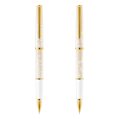 百乐樱花枫叶清雅14k金钢笔尖