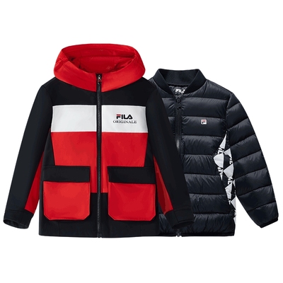FILA斐乐小童三合一外套两件套