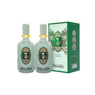 老明光酒明绿御酒3A 46度500ml*2瓶明绿香型白酒聚会送礼纯粮酒水