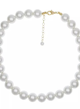 jisoo金智秀同款珍珠项链施家法式优雅百搭轻奢高级感项圈锁骨链