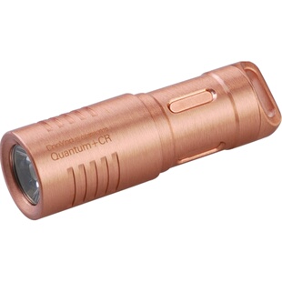 CooYoo 量子+新款USB直充电 黄铜/紫铜 迷你强光防水LED小手电筒