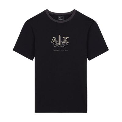 AX/阿玛尼男士纯棉圆领短袖T恤
