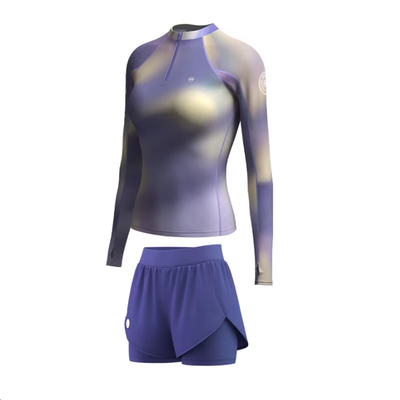 TOSWIM分体泳衣女防晒遮肚