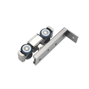 固特吊滑轮卫生间厨房折叠玻璃推拉移木门吊轨上轨道尼龙静音轴承