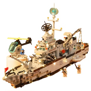 中国航母乐军舰积木高难度大型玩具航空母舰战斗群福建号拼装模型