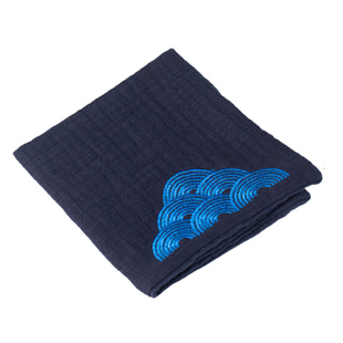 三勤堂茶道配件茶巾吸水加厚纯手工棉麻复古日式茶具专用毛巾抹布