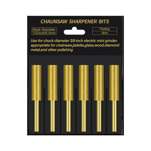 电锯链条锉刀油锯磨链器伐锯磨头金刚砂神器工具汽油锯打磨器电动