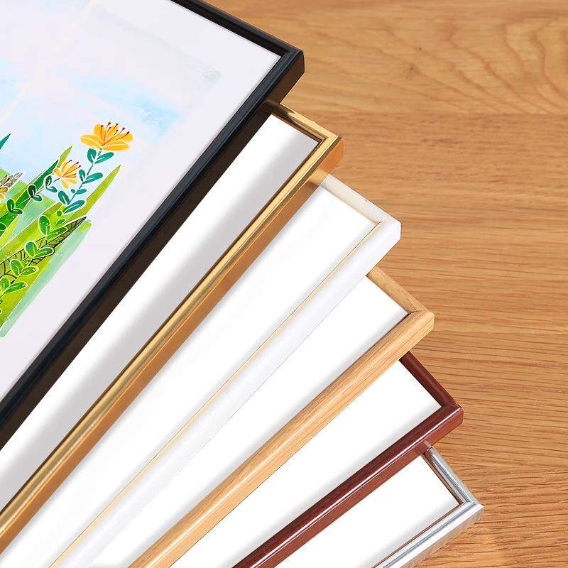 铝合金相框a4金属相框轻框感空框架营业执照大奢尺寸画框4k高级