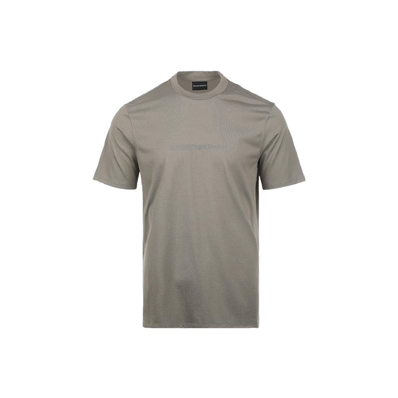 【自营】EMPORIO ARMANI/阿玛尼26春夏LOGO刺绣短袖T恤纯棉棉质