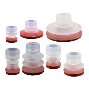 天行机械手红色海棉无痕真空吸盘吸光面镜面不留痕迹HSP强力吸嘴