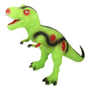 超大号仿真软胶恐龙玩具发声动物模型霸王龙三角龙男孩儿童礼物
