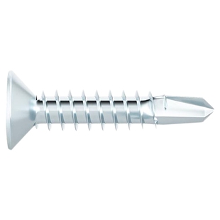 国标加硬镀锌沉头十字钻尾螺丝螺钉自攻自钻平头燕尾丝彩钢瓦专用