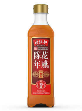 老恒和陈年花雕料酒420ml*1/3瓶家用小瓶装做菜黄酒厨房老字号