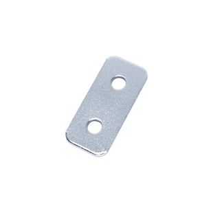 铝型材配件加强连接板一字型2孔3孔20/30/40型材加固外连接板并排