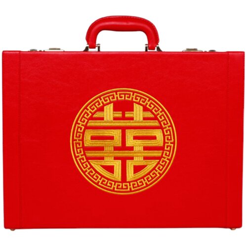 结婚礼金盒提亲聘礼箱彩礼钱盒子装万元红包订婚用品大全10万箱子