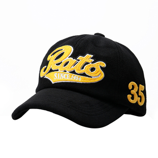 儿童帽子秋冬男童帽亲子棒球帽韩版鸭舌男女宝宝冬季小孩加厚毛呢