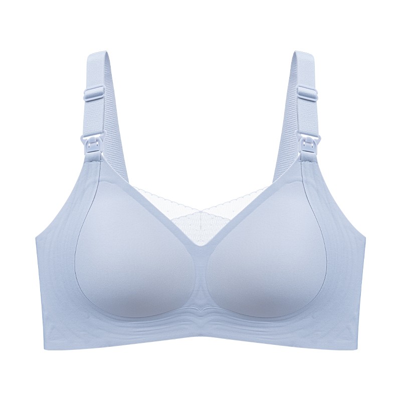 哺乳内衣聚拢上托无钢圈薄款软支撑双重提拉舒适产后喂奶孕妇文胸