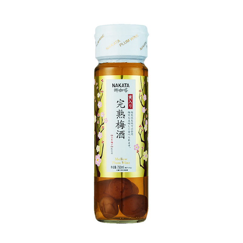 【天猫U先】娜咖嗒日式瓶装日式梅酒完熟梅酒750ml带梅子本格梅酒