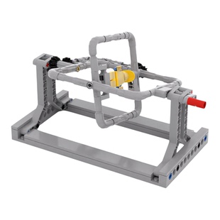 小小工程师国产积木齿轮机械模型拼装手工DIY3D眩晕机套装教具MOC