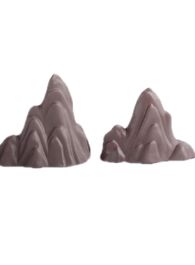 日式风禅意微景观叠山摆件