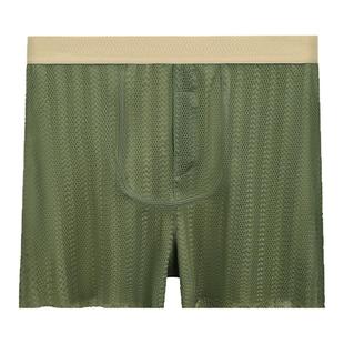 男士阿罗裤冰丝二分睡裤居家透气哈罗裤宽松外穿男士内裤大码裤头