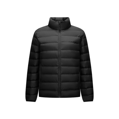 森马防水外套薄内搭纯色羽绒服男