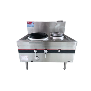 静音猛火灶商用节能燃气灶熄火保护饭店用带风机天然气煤气工程炉