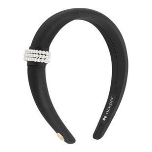 赵露思同款发箍阿吉豆黑色珍珠头箍女高颅顶压发头饰洗脸发箍轻奢