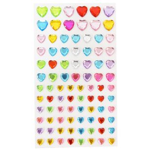 抖音爆款实心爱心水晶贴纸立体贴纸小红书同款ins钻石贴画装饰贴