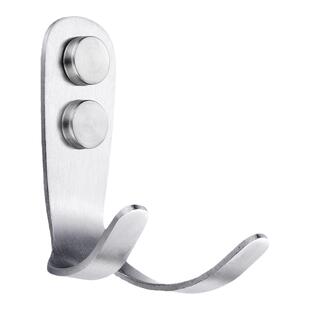 加厚合金挂钩墙面衣柜单个衣钩衣帽钩宿舍浴室金属钩子打孔固定