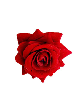 lolita原创丝绒玫瑰时尚小众戒指