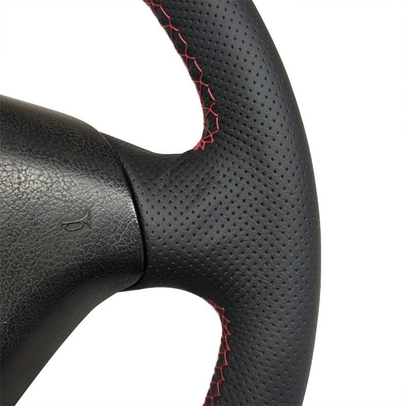 手缝方向盘套超纤标致批发把专用汽车皮Peugeo适用307缝厂家手套