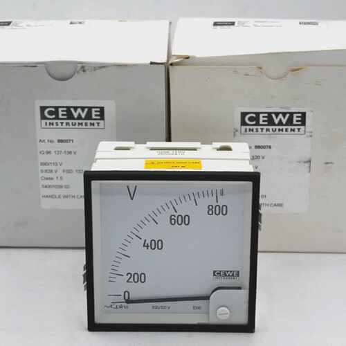 CEWE INSTRUMENT IQ96 120V ANALOG VOLTMETER 690/100 V 0-800V
