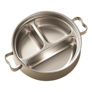 onlycook儿童餐盘304不锈钢吃饭碗分格碗食品级防烫宝宝餐具盘子