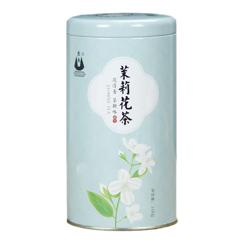 东来茉莉花茶新茶100g罐装茶叶