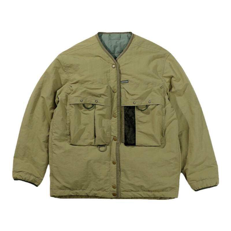 STRL 双面穿拼色大口袋3M新雪丽可拆卸M65内胆棉服