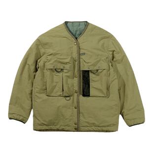 STRL 双面穿拼色大口袋3M新雪丽可拆卸M65内胆棉服