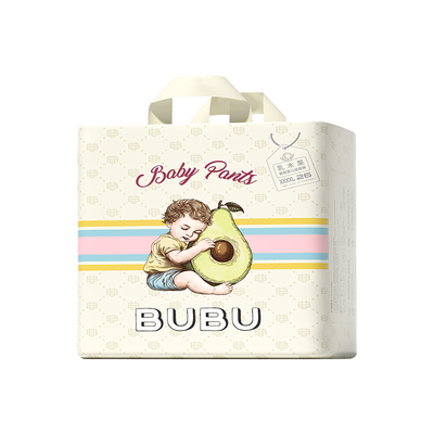 BUBU乳木果婴儿透气纸尿裤拉拉裤