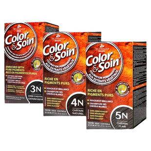 法国三橡树染发膏纯植物天然无刺激孕妇可用染发剂官方旗舰店正品