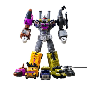 布鲁可星辰版积木人混天豹五合体整套拼装积木爆炸旋风儿童玩具男