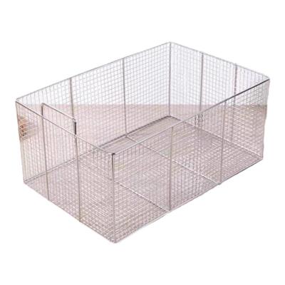 不锈钢方篮圆篮裹粉篮油条篮油炸小吃控油篮抖篮炸网篮裹粉台专用