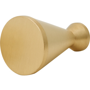 黄铜现代简约衣柜抽屉柜门把手高档轻奢橱柜金色单孔家具五金拉手