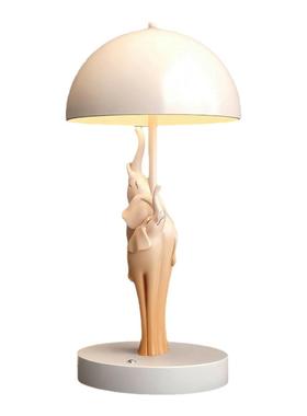 大象台灯摆件卧室床头灯儿童房书房装饰氛围灯送女生闺蜜生日礼物