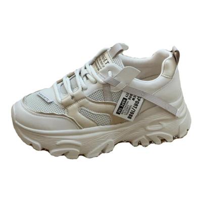 轻便舒适~透气显脚小运动老爹鞋