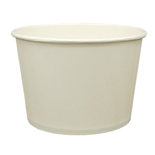 鑫金辉一次性大白碗1100毫升白色纸碗加厚大号打包盒圆形泡面纸碗