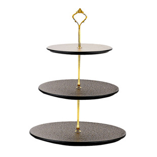 简约多层水果盘客厅零食盘下午茶蛋糕甜品架子冷餐茶歇托盘摆台