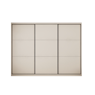 现代简约推拉门衣柜卧室家用大衣柜一门到顶衣橱实木生态板储物柜